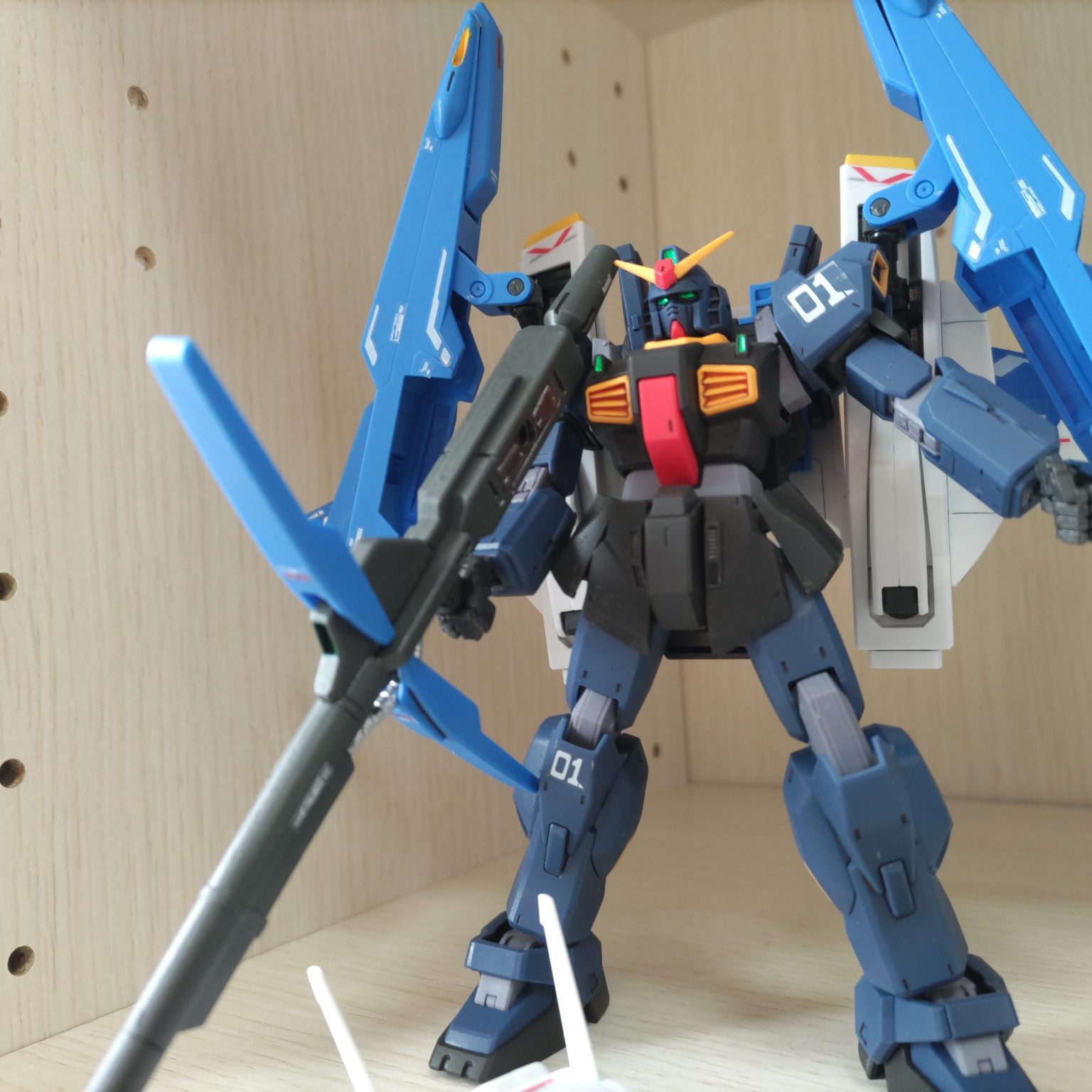 HGスーパーガンダム つや消し後｜いっしーさんのガンプラ作品｜GUNSTA