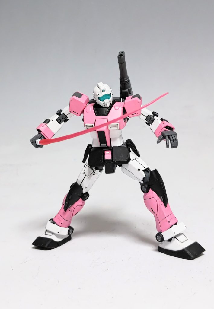 ビームサーベルも構えます🥰