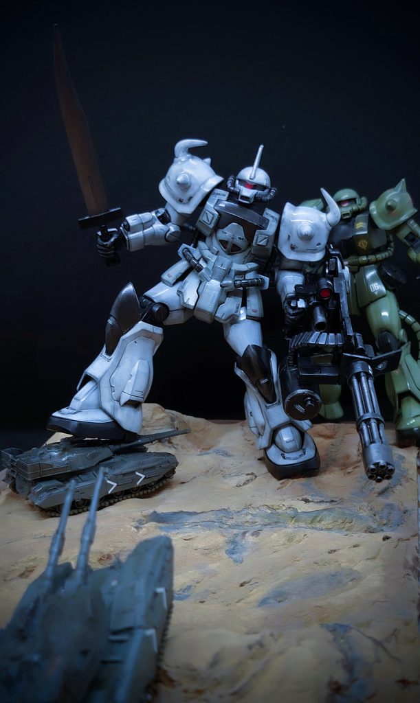 ホワイトオーガーといえば、61式との戦い!※写真は色温度を加工しています
