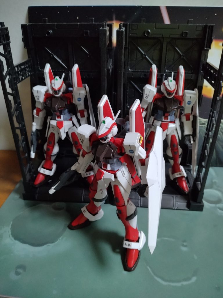 当時、同時に3体作った作品流石に3体作って満足しました😅😅