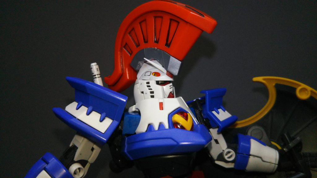 ちなみに撮影している間もRGパーツがポロポロと落ちてしまい、大変でした。バンダイさん、そろそろRGガンダムをリメイクしませんか?