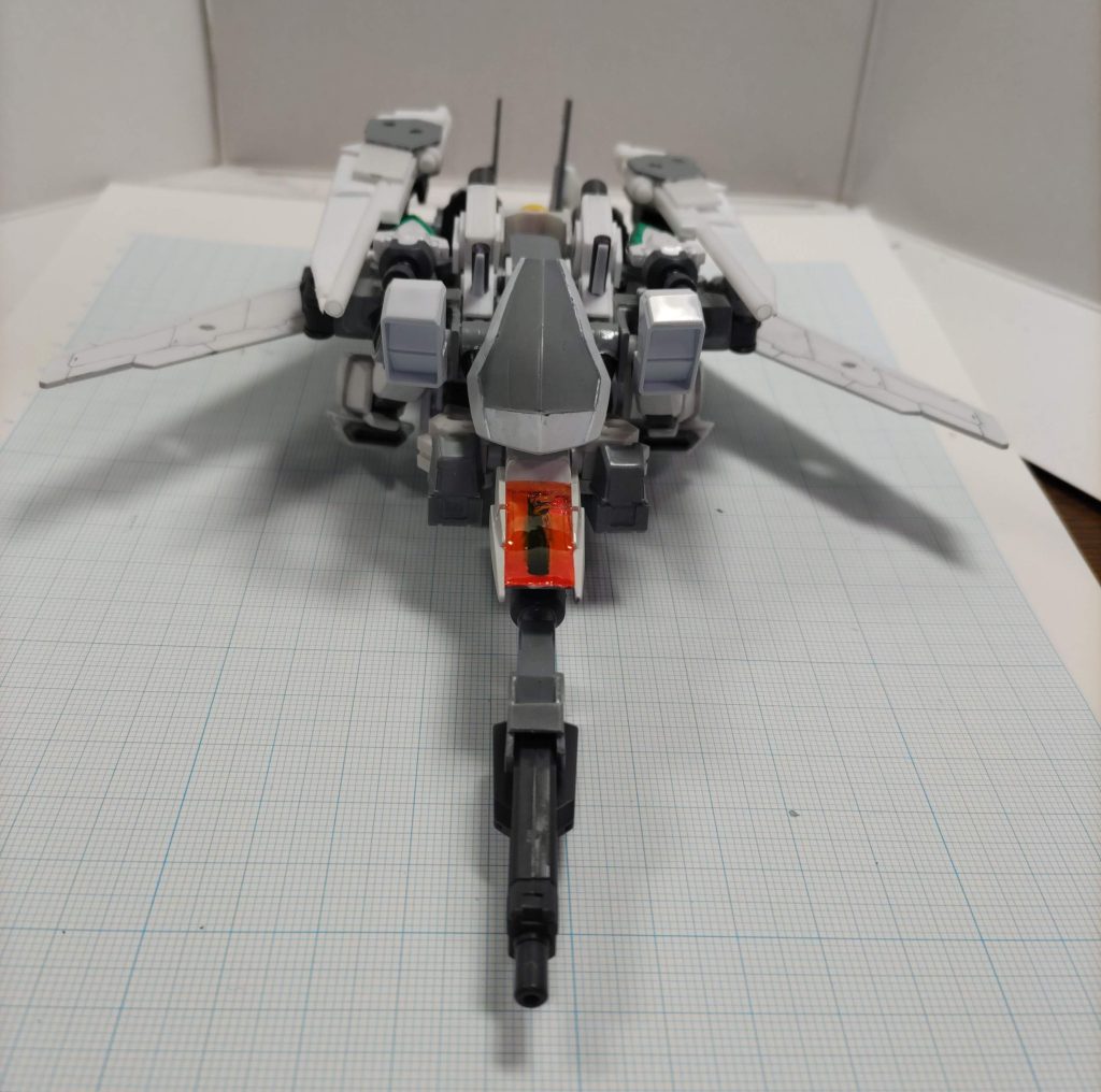 機首カバーを展開すればセンサーユニットが露出なぜかわからないけどセンサーのレジンに空気が入っていた