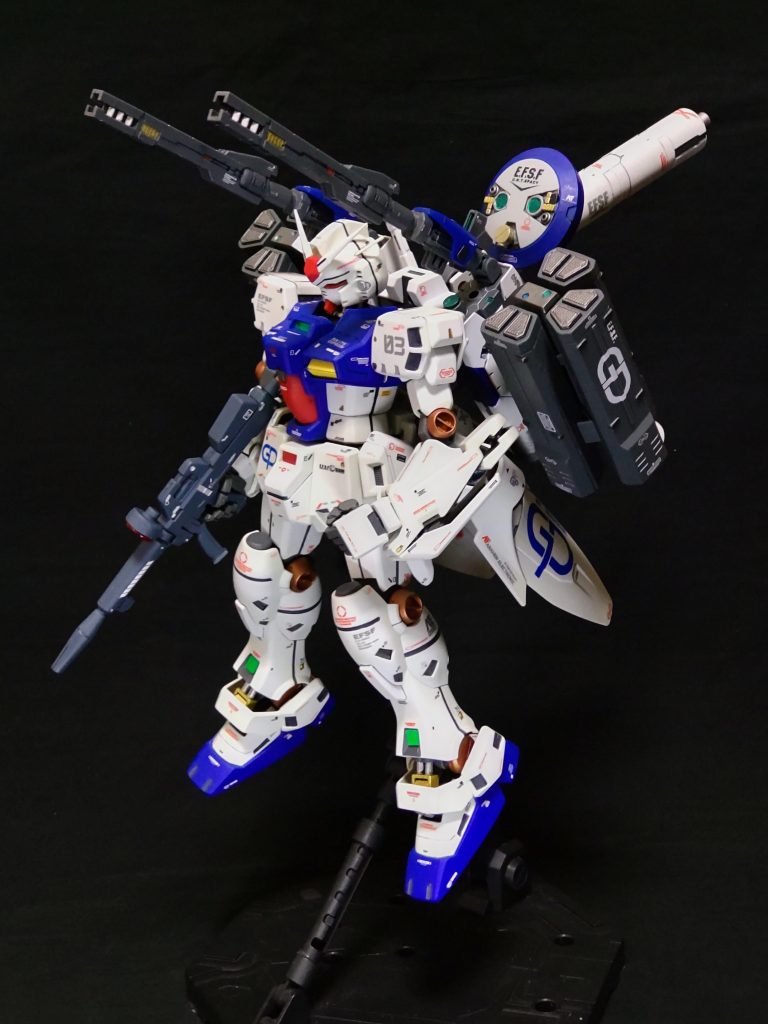 レドーム装備。30MM、パーツの組み替えが楽ですね😃。