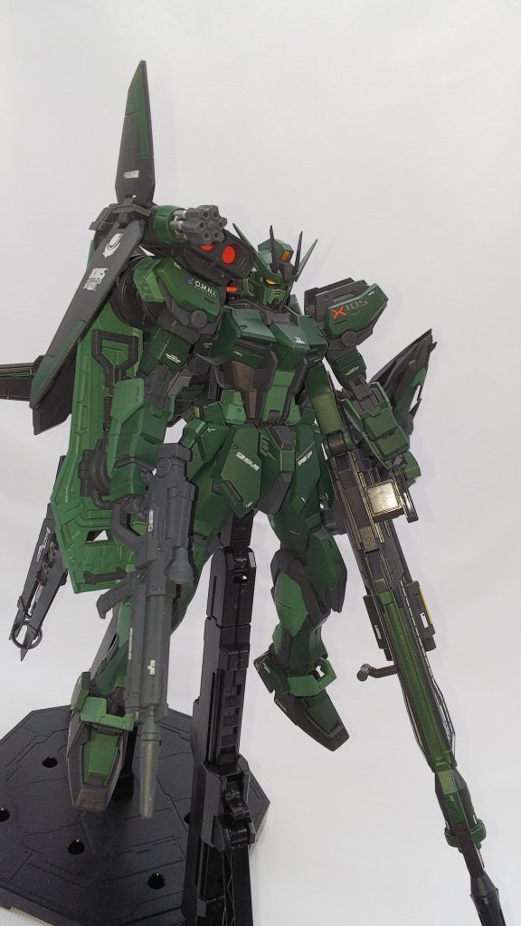 MG ランチャーストライクガンダム ライジン装備–2枚目/制作者:ぷそにあかガンプラ画像保管庫