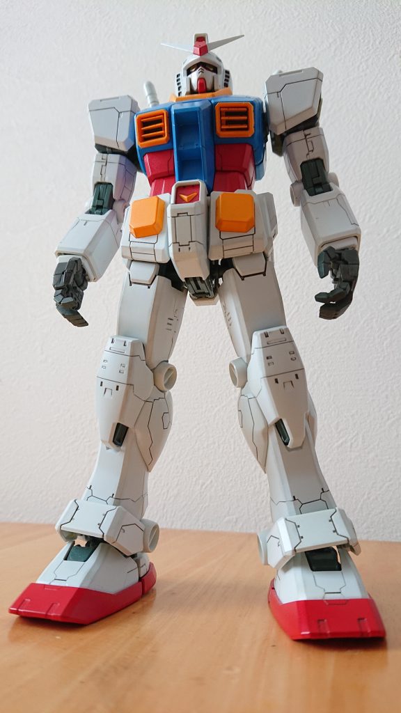 ガンプラＭＧのガンダムの中でも一二を争う位好みのガンダムです。