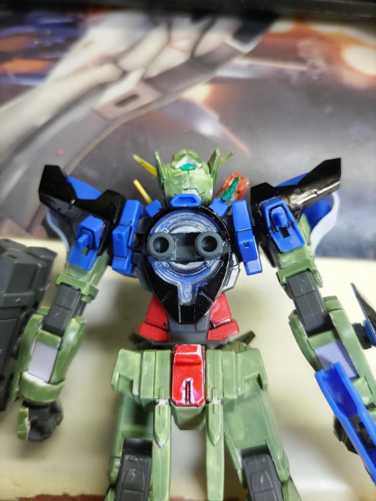 背中の２穴化改造別機体の写真ですが同じやり方で改造しました