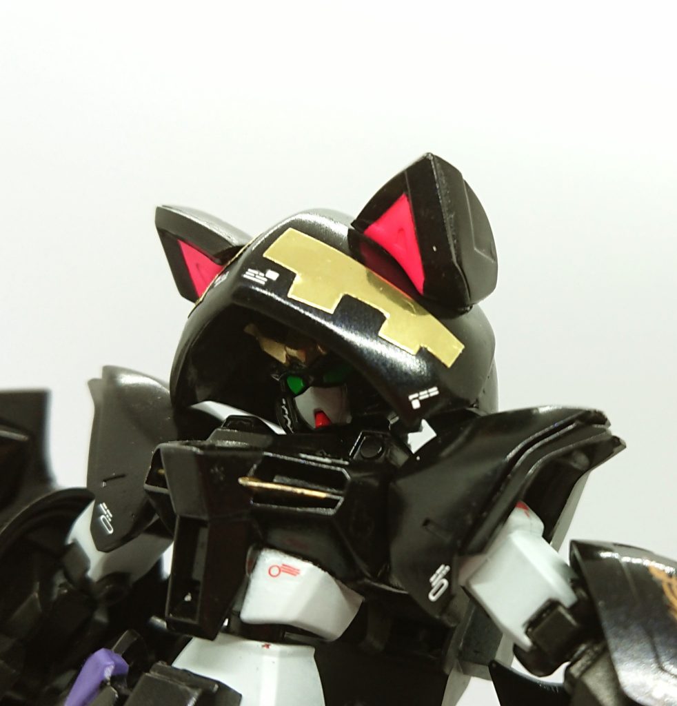 HGのよさ!今回は顔もノーベルを使いました