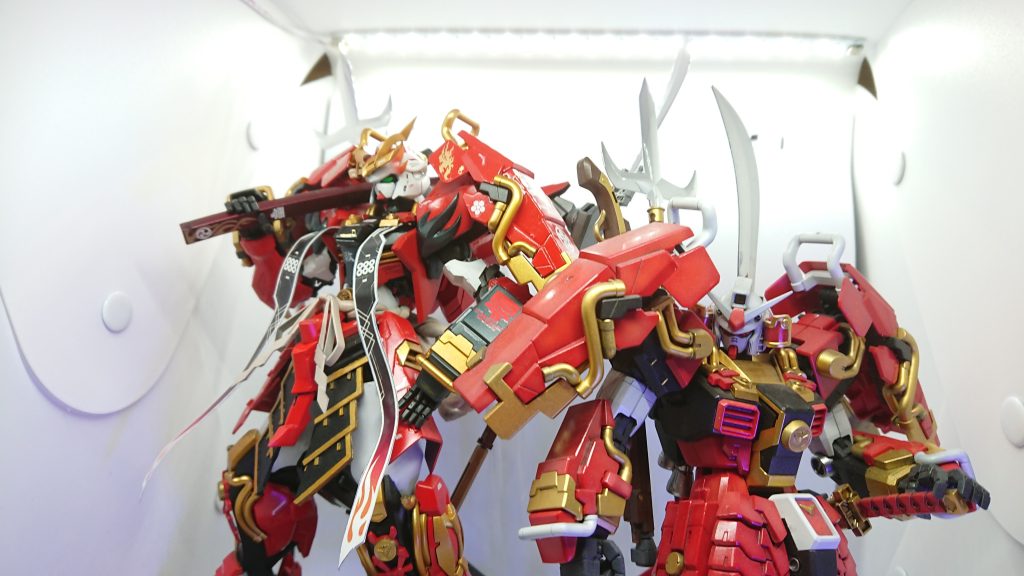 パーツは武者ガンダムから移植(親子)