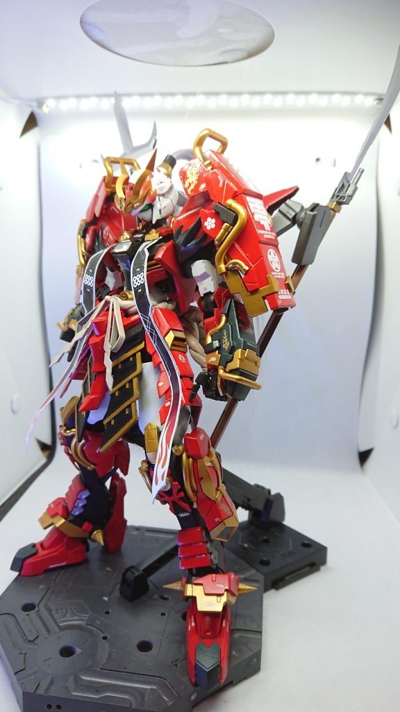 足回りや甲冑など武者ガンダムで使ってミキシングしました