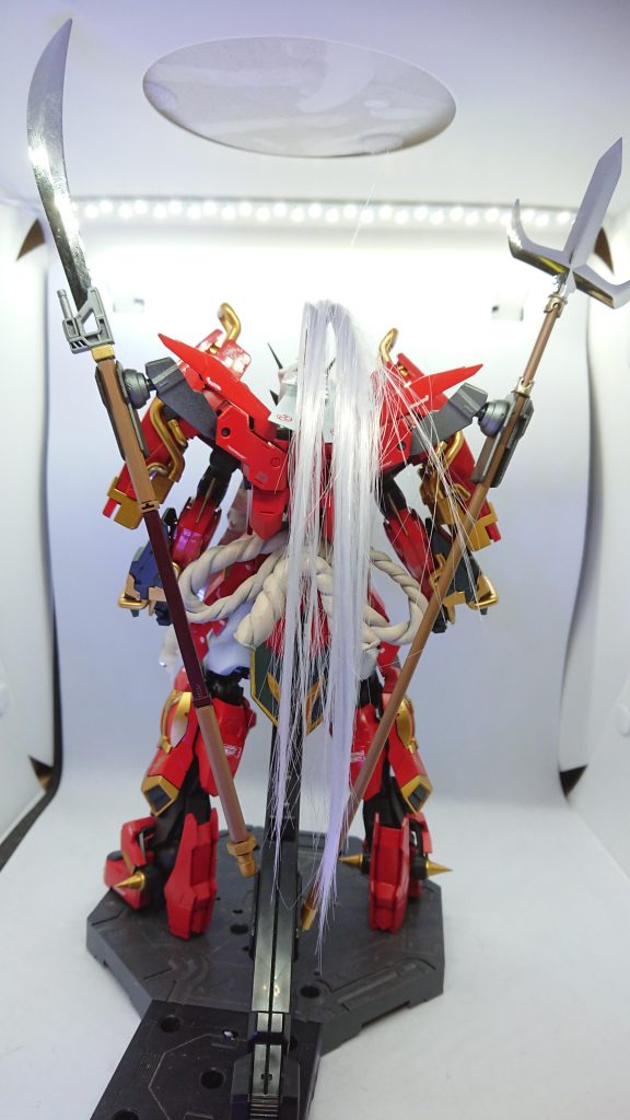 綱で結んだとこパテでねじって制作