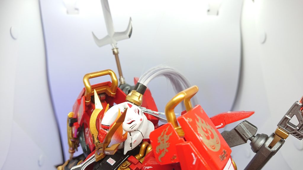 ポニテ一番悩みました!とあるモデラーさんにヒント得て採用しました武者感じがしっくりきました❗