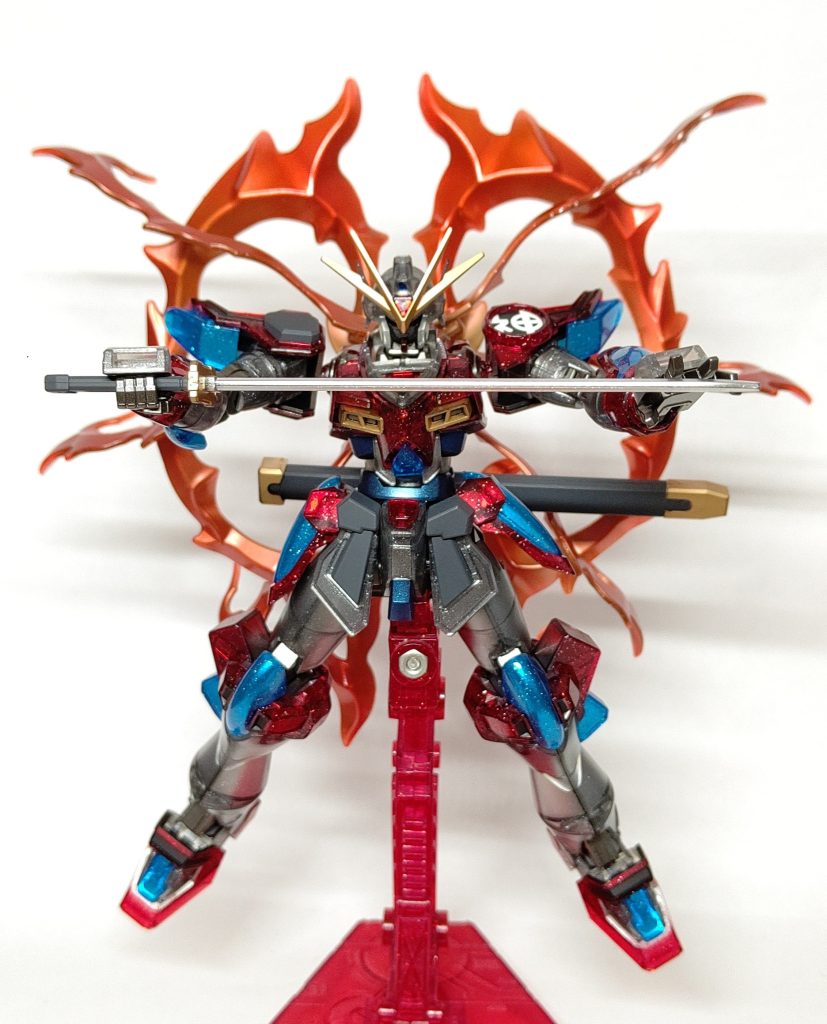 カミキバーニングガンダムプラフスキーパーティクルクリアーバージョン–5枚目/制作者：じんべえ