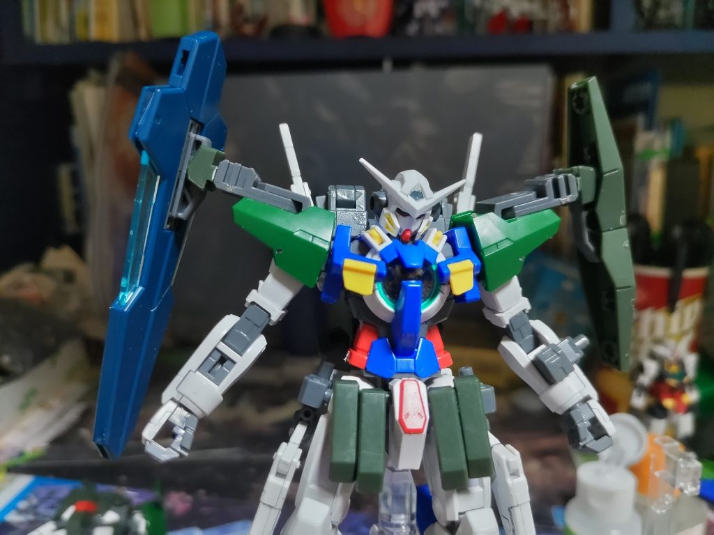 デュナメスの肩は無加工でつきました