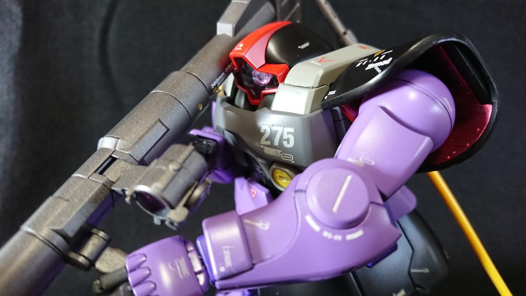 ジャイアント・バズはガイアカラーのガンメタサフは吹いただけです。