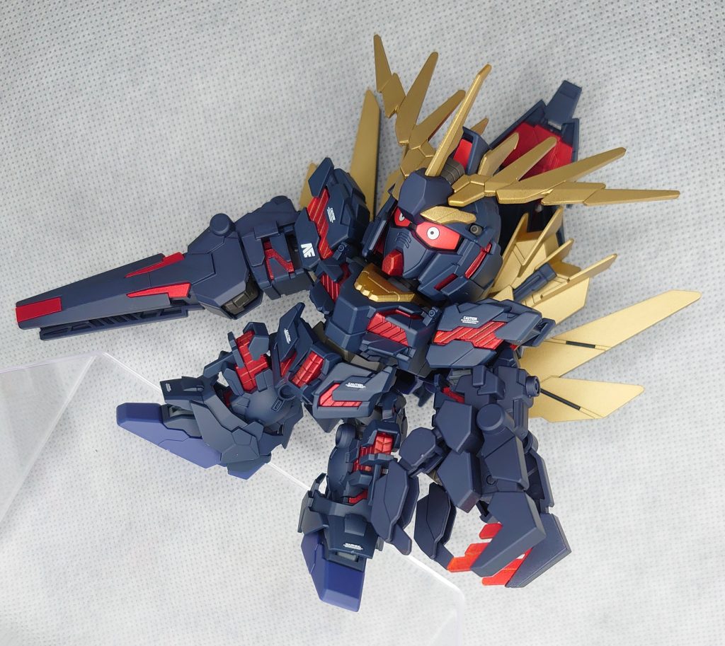 SDCS19 ユニコーンガンダム2号機バンシィ(デストロイモード)&バンシィ・ノルン パーツセット 『狂乱の獅子』–9枚目/制作者：早摘みレモン