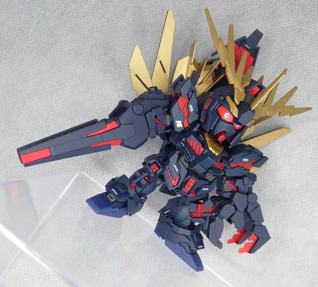 SDCS19 ユニコーンガンダム2号機バンシィ(デストロイモード)&バンシィ・ノルン パーツセット 『狂乱の獅子』–2枚目/制作者：早摘みレモン