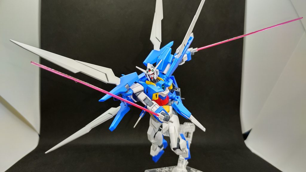 二刀流！アセムは劇中で武器を両手持ちしてる印象が強いので。