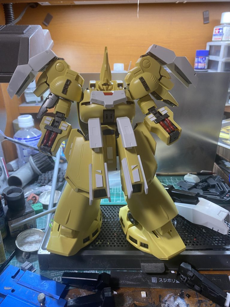 改造途中。追加装甲やらはヴァーチェから移植しそれっぽく仕上げました。