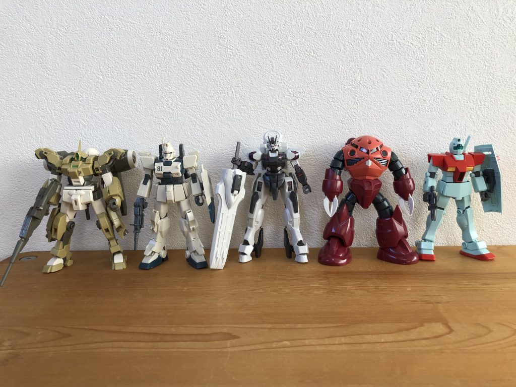 ガンプラ51～55体目–2枚目/制作者：平良野アロウ