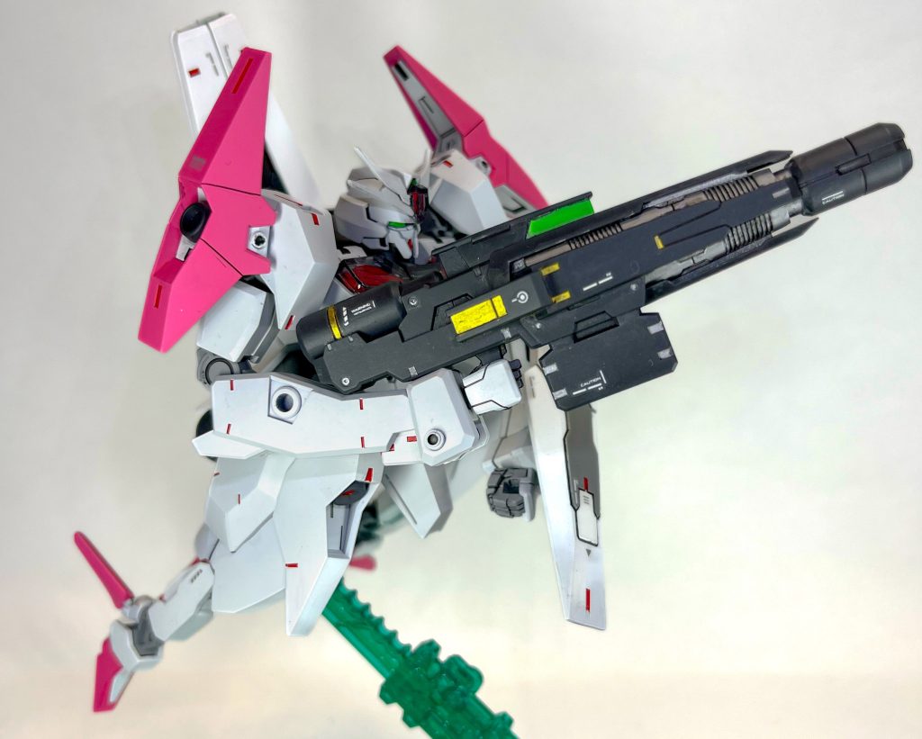 ビームデイフューズガンのエナメル筆塗りが雑なのと、拭き取りきれなかったことは目を瞑ろう…