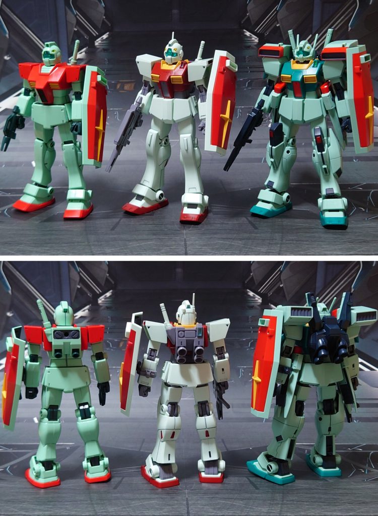 HGUC 1/144 ガンダムベース限定 ジム/ジムII/ジムIII セット–2枚目/制作者：黒井 響介