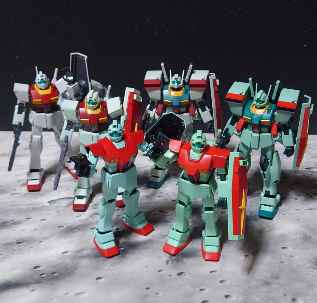 HGUC 1/144 ガンダムベース限定 ジム/ジムII/ジムIII セット–5枚目/制作者：黒井 響介