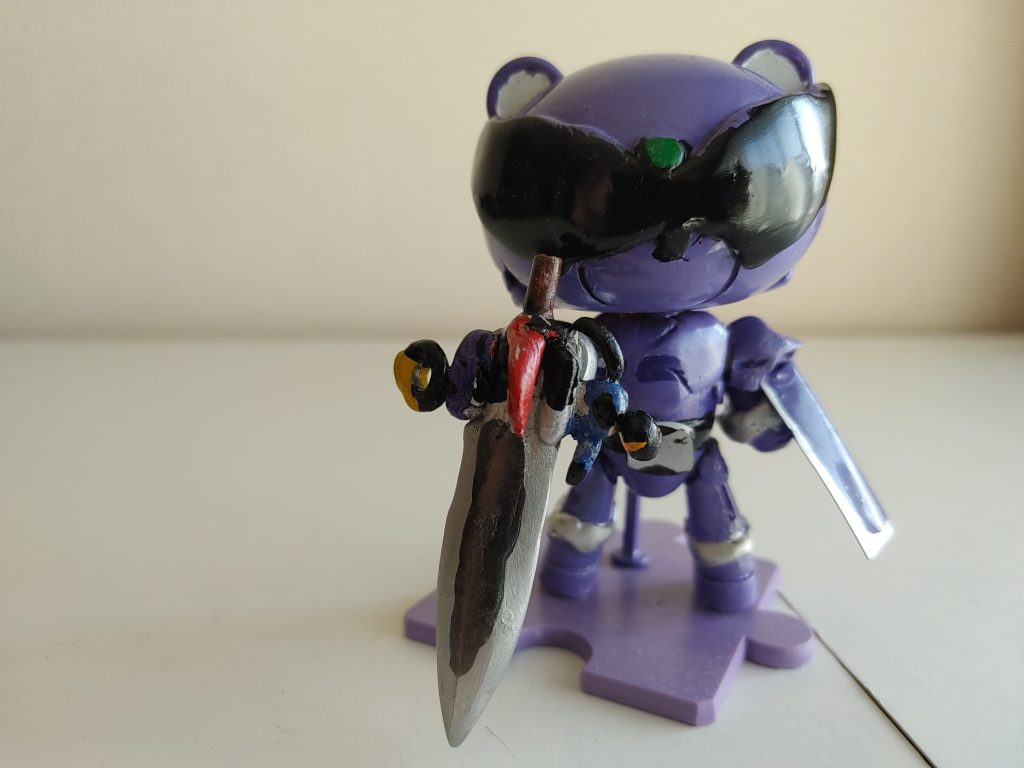 変身アイテム兼武器のキングカリバー。タイミング合わす、複製出来てませんので、黒い蜂さんから、レンタル(≧▽≦) 