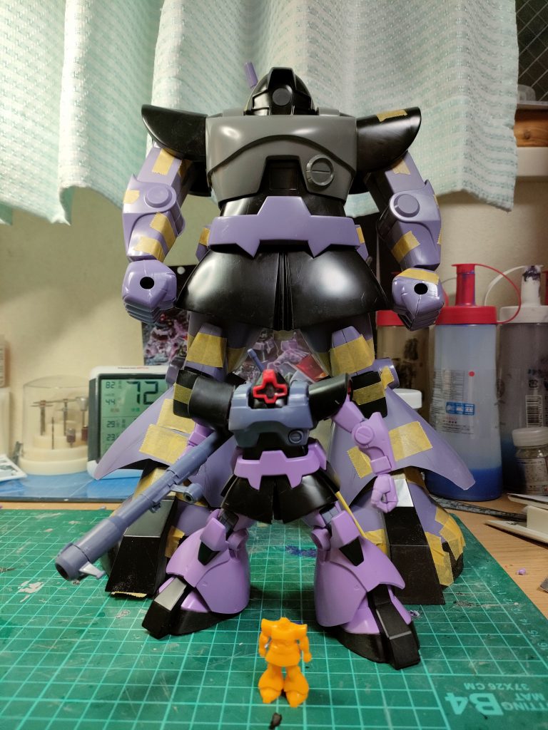 元キット無加工状態。さすがに1/60は旧キットすぎて、全面改修しました。