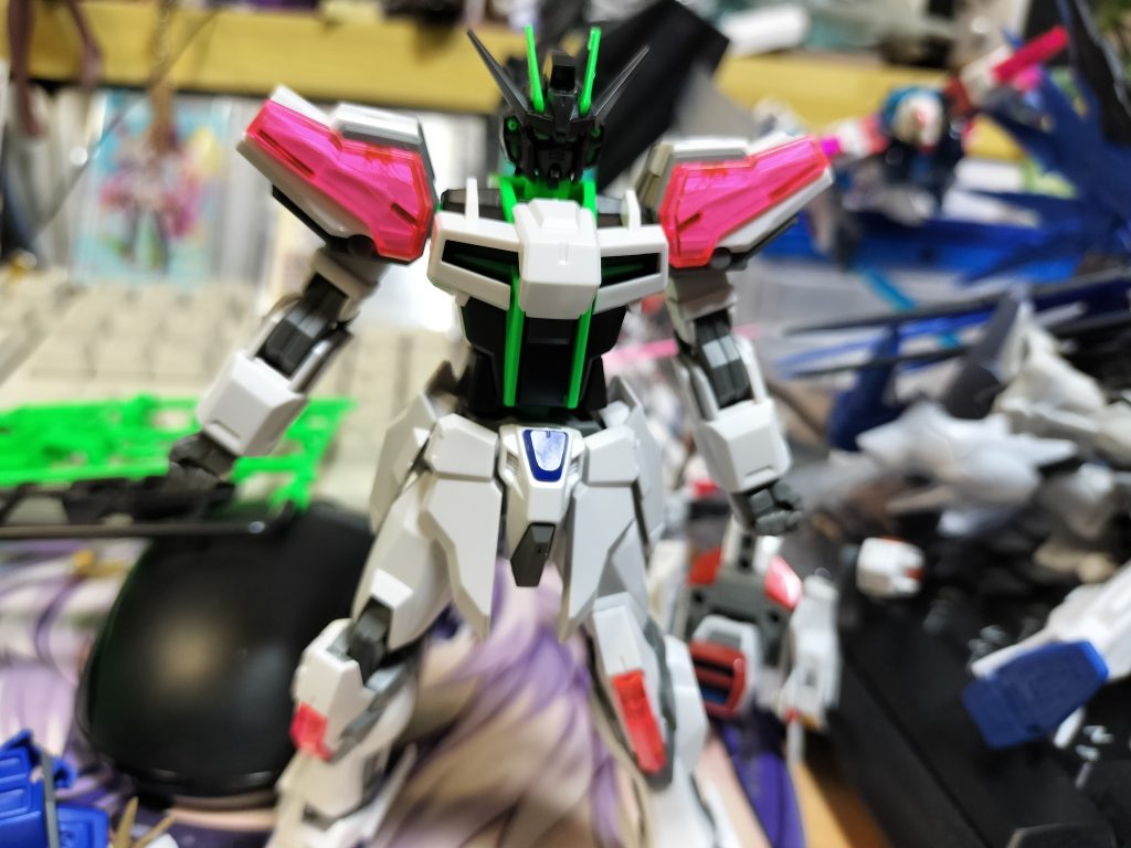 ストライクガンダム　リサーキュレーションカラー　ネオングリーン　おまけ–5枚目/制作者：heater