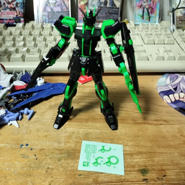 ストライクガンダム　リサーキュレーションカラー　ネオングリーン　おまけ