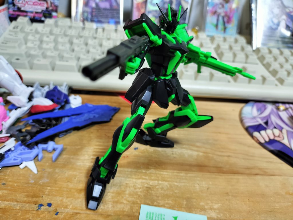 新しいライフルでの構え