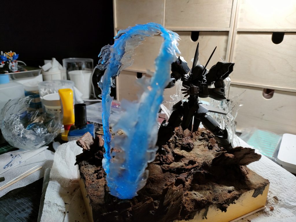 ラムダドライバ感はもうないなあ…と思ったあたり。青がすんでいる。