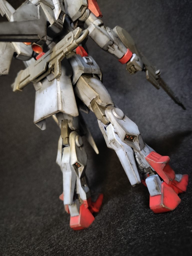 ⅯｋIII背部下から。お尻アーマーが長すぎ、角度も気に入らなかったので、短くして角度も修正してます。