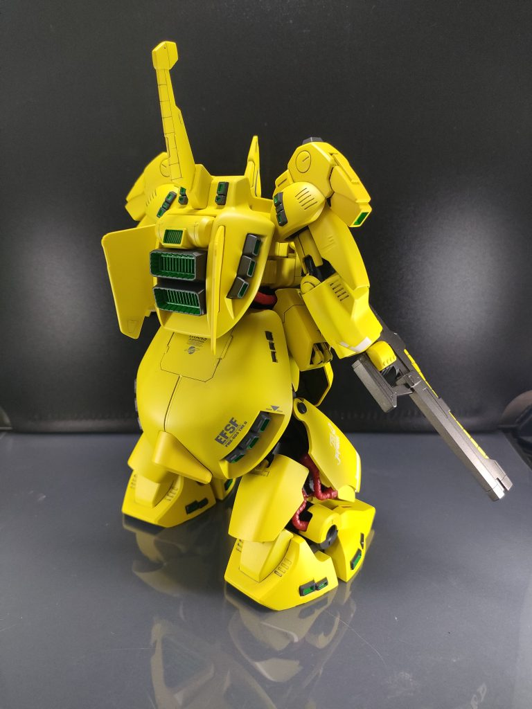 バーニアが多い為バーニア内の塗装に苦労。