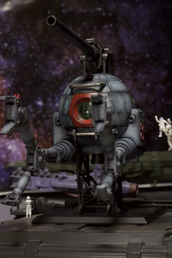 色合いはミディアムブルーをベースにSW風に塗装とウェザリングをしました。