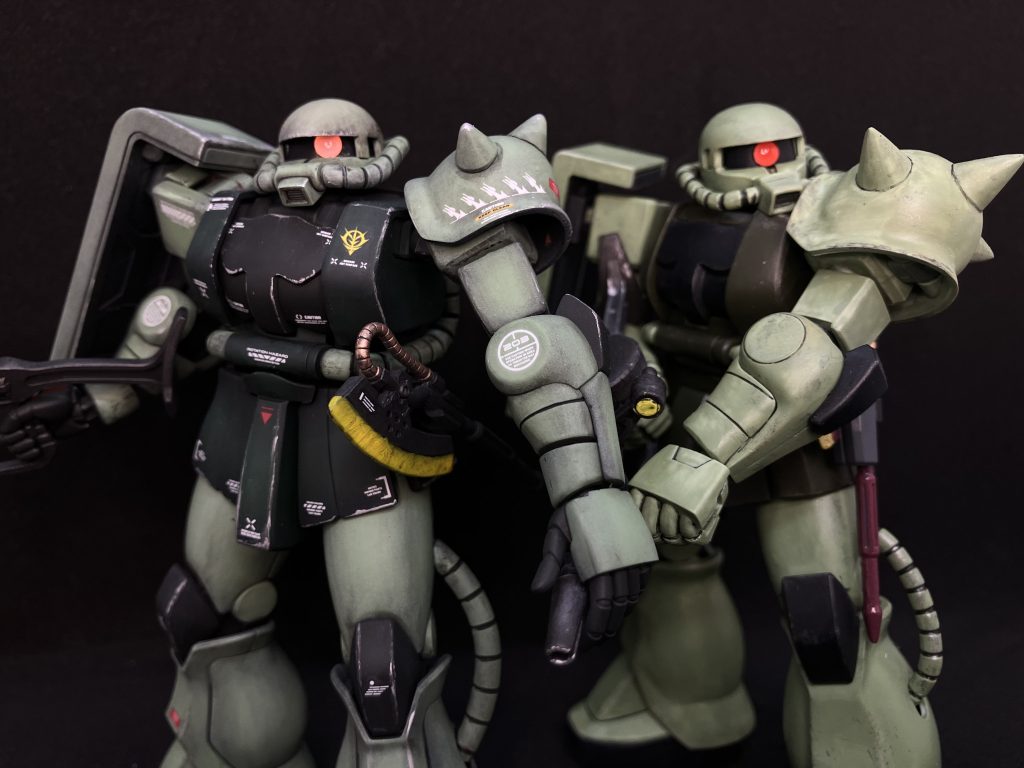 どっちのザクも、それなりにいいですね。