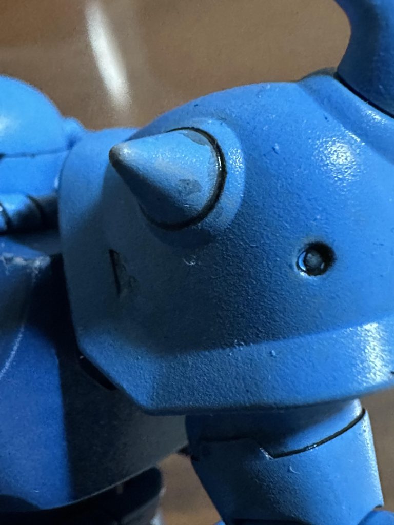 取れない墨。擦りすぎて塗装が剥げてます泣