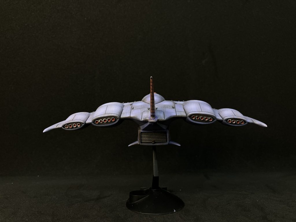 後ろから！若干、プラ板でディティールアップしています。