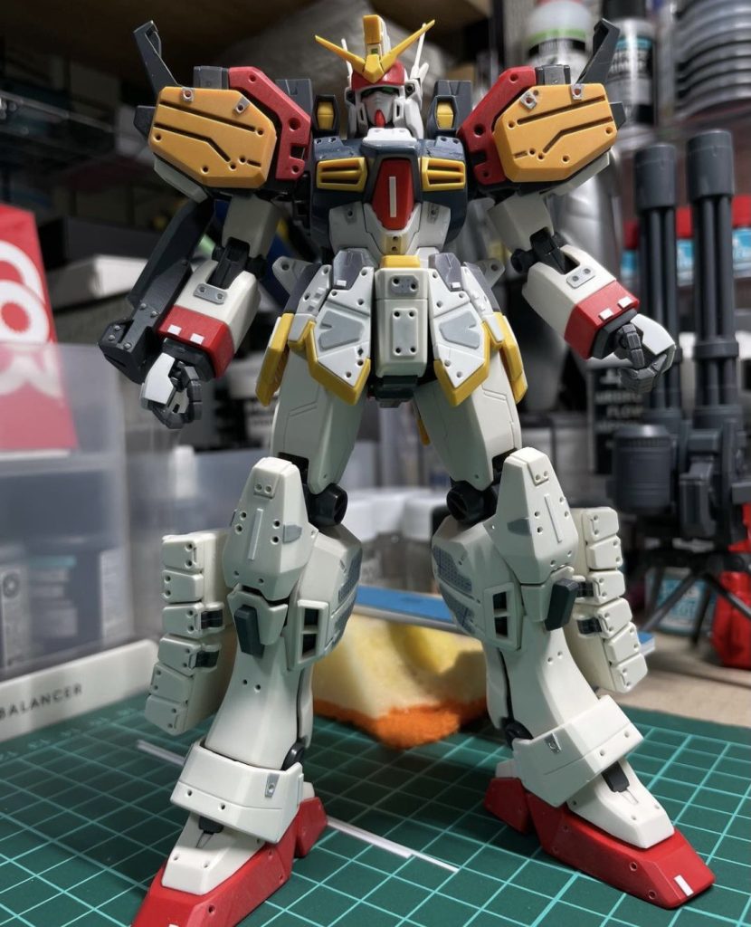 塗装前です。工作の顔以外は差し替えただけだったりする。