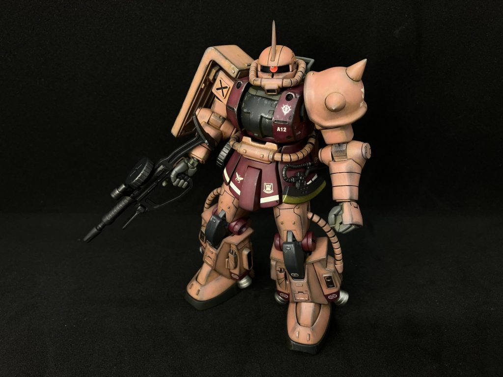 ちょっとORIGINのシャアザクっぽくしてみました。