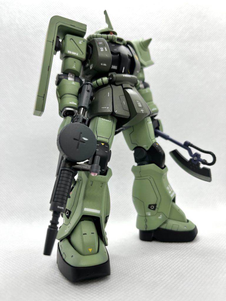 最後までご覧いただきありがとうございました。F2と高機動型ザクのミキシングでした。ザク同士の組み合わせなので、破綻なくできたと思います。個人的にスタイルも好みです。今後は(*´ω`*)少尉と統合整備計画をシリーズでお送りできればと思っています。
