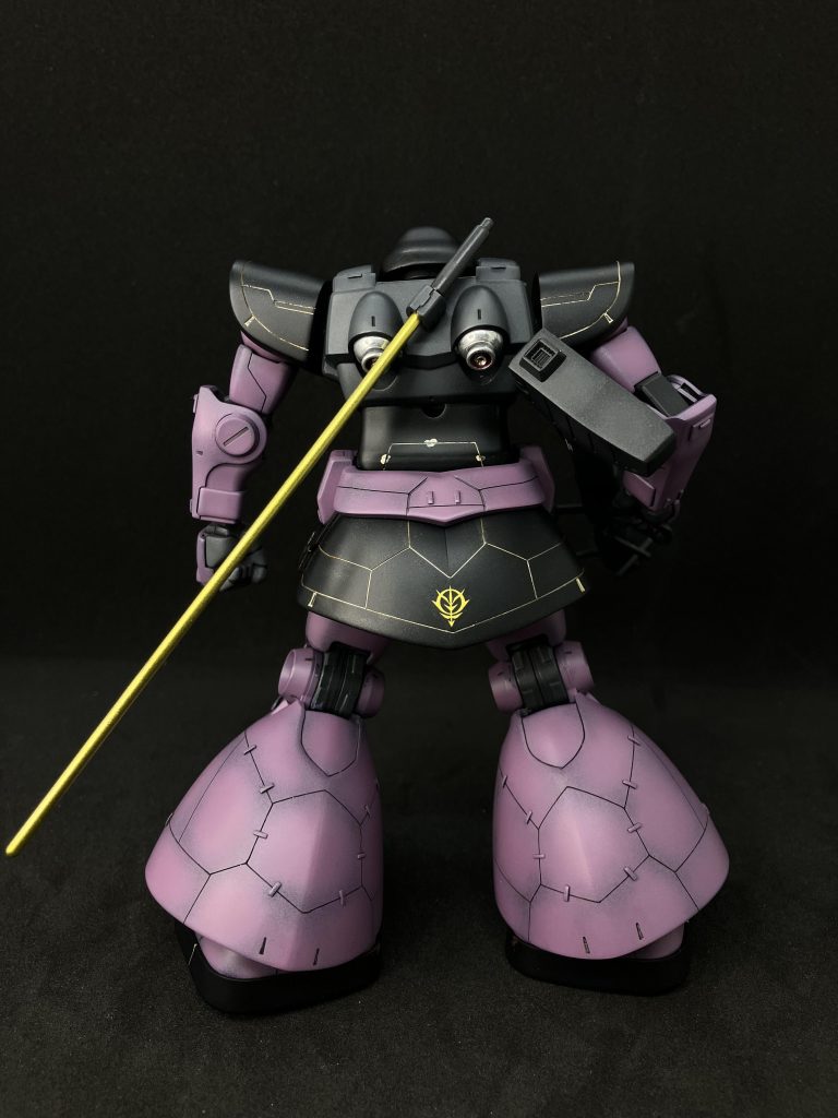 塗装は黒立ち上げのグラデーション塗装。