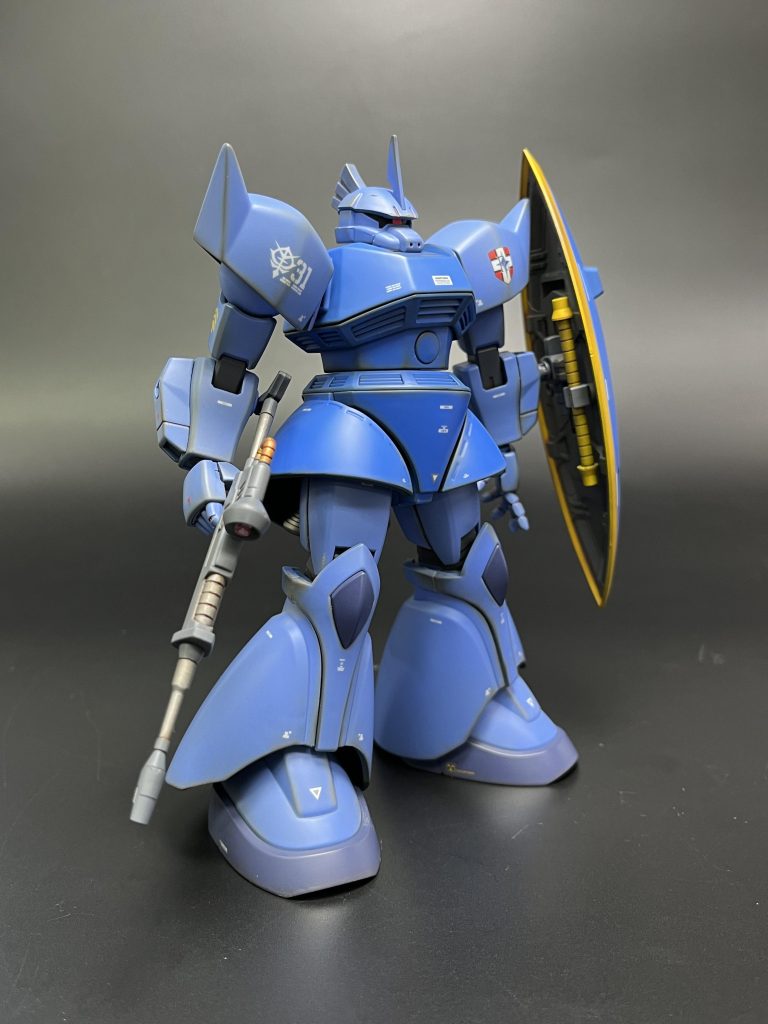 ビームライフルの部分塗装はシタデルカラーで筆塗りしました。