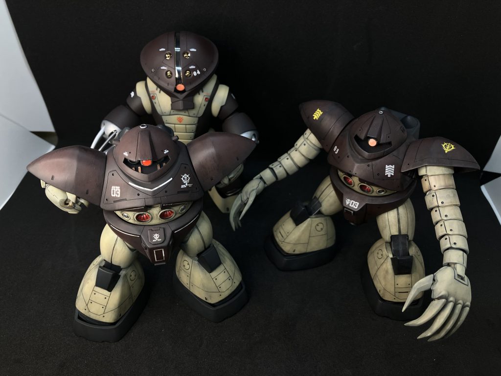 以前、作ったジオン水泳部たちと。