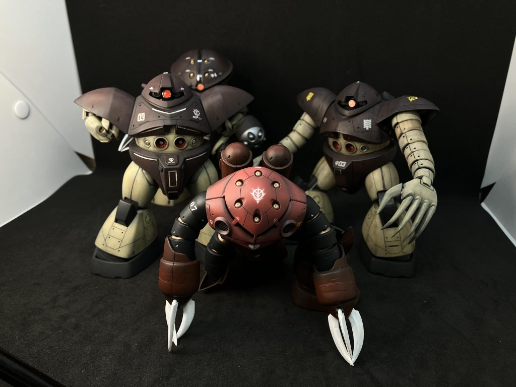 シャア専用ズゴックも一緒に!最後まで見て頂きありがとうございます。良かったらコメントもお願いします。励みになります。