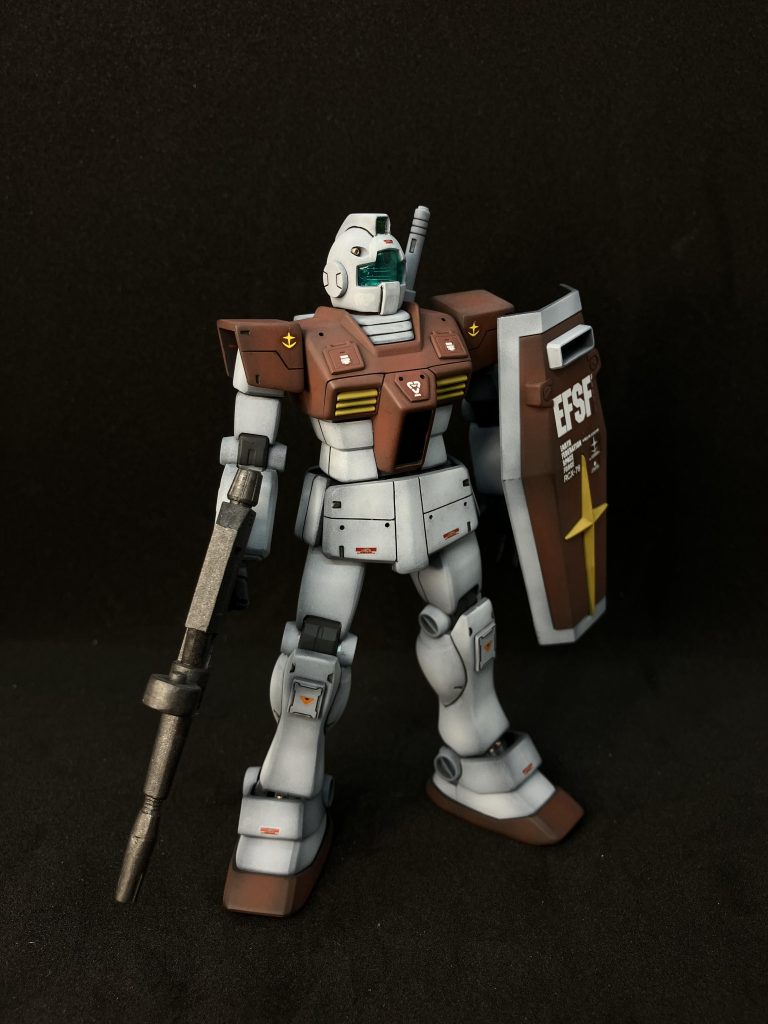 スプレーガンではなくビームライフルを持たせてみました。