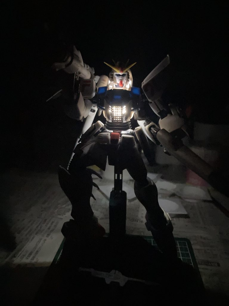 OPのLEDも組み込んでみました。