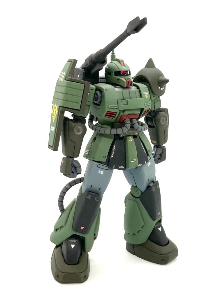 でも、後々プレバンで発売されたザクキャノンは買いませんでしたよ！  「フンッ  緑のザクキャノンならとっくに作ったわっ！」ってね😆