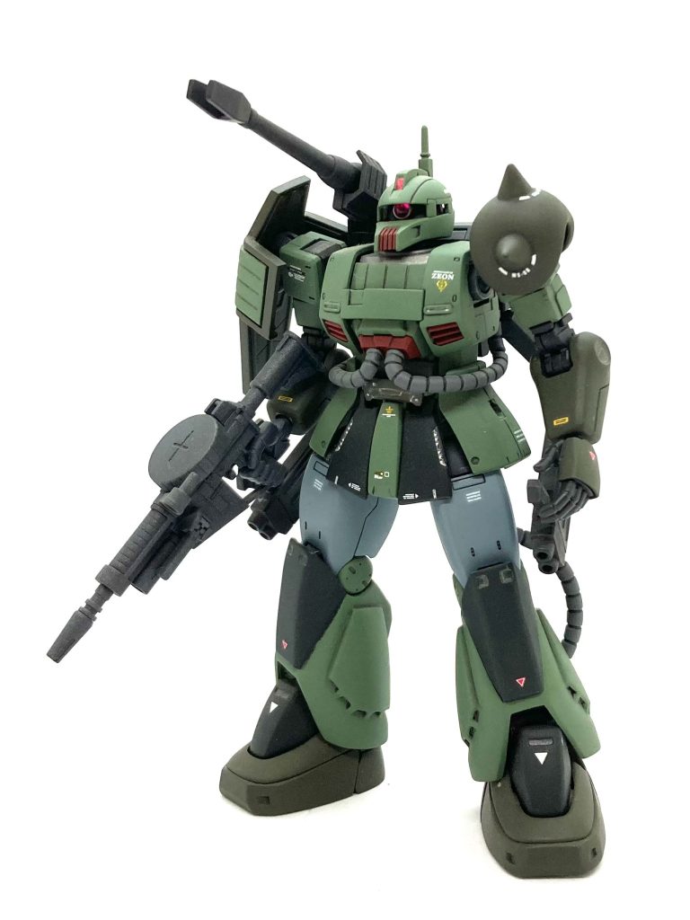 悔しくて悔しくて…  旧キットMSVのザクキャノンとニコイチで作ったモノです😅