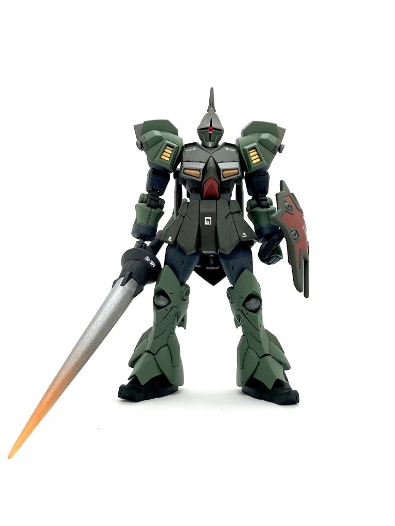 緑に塗ると一気に量産機っぽくなって私好み😆